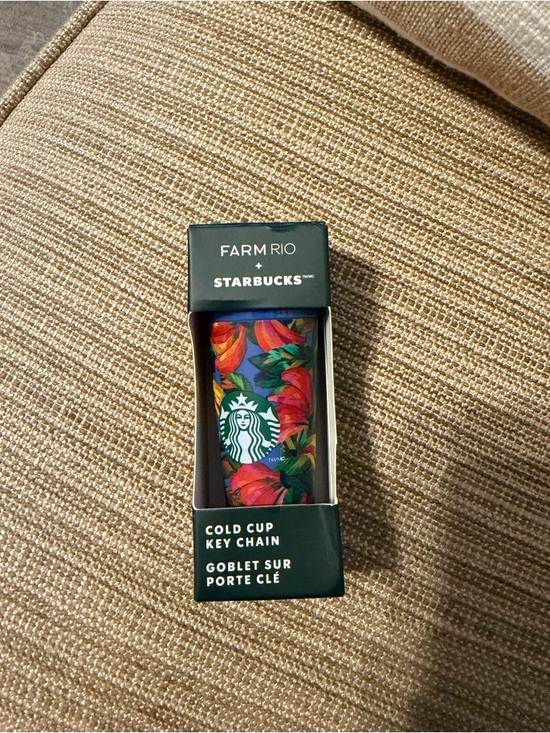 Starbucks Other - Starbucks x FARM RIO Floral Cold Cup Key Chain - Multicolor